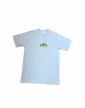 Baby Blue Embroidered Logo Tee